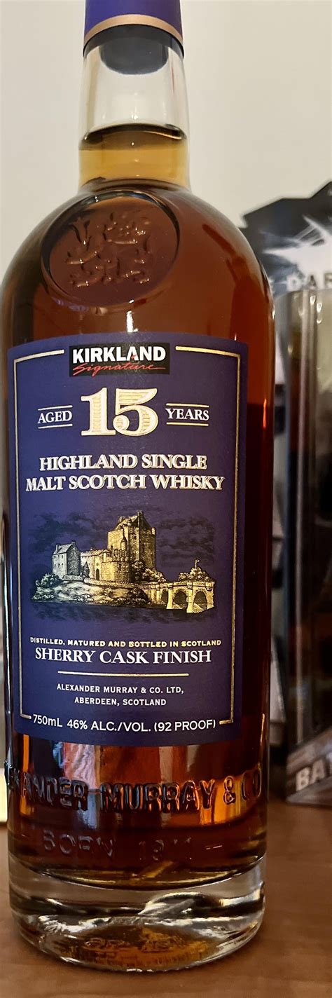 kirkland 15 year single malt.